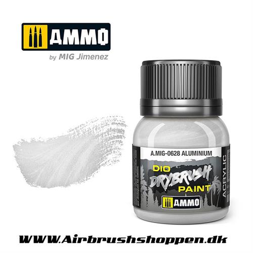 AMIG 628 DRYBRUSH Aluminium  40 ml. AMIG0628